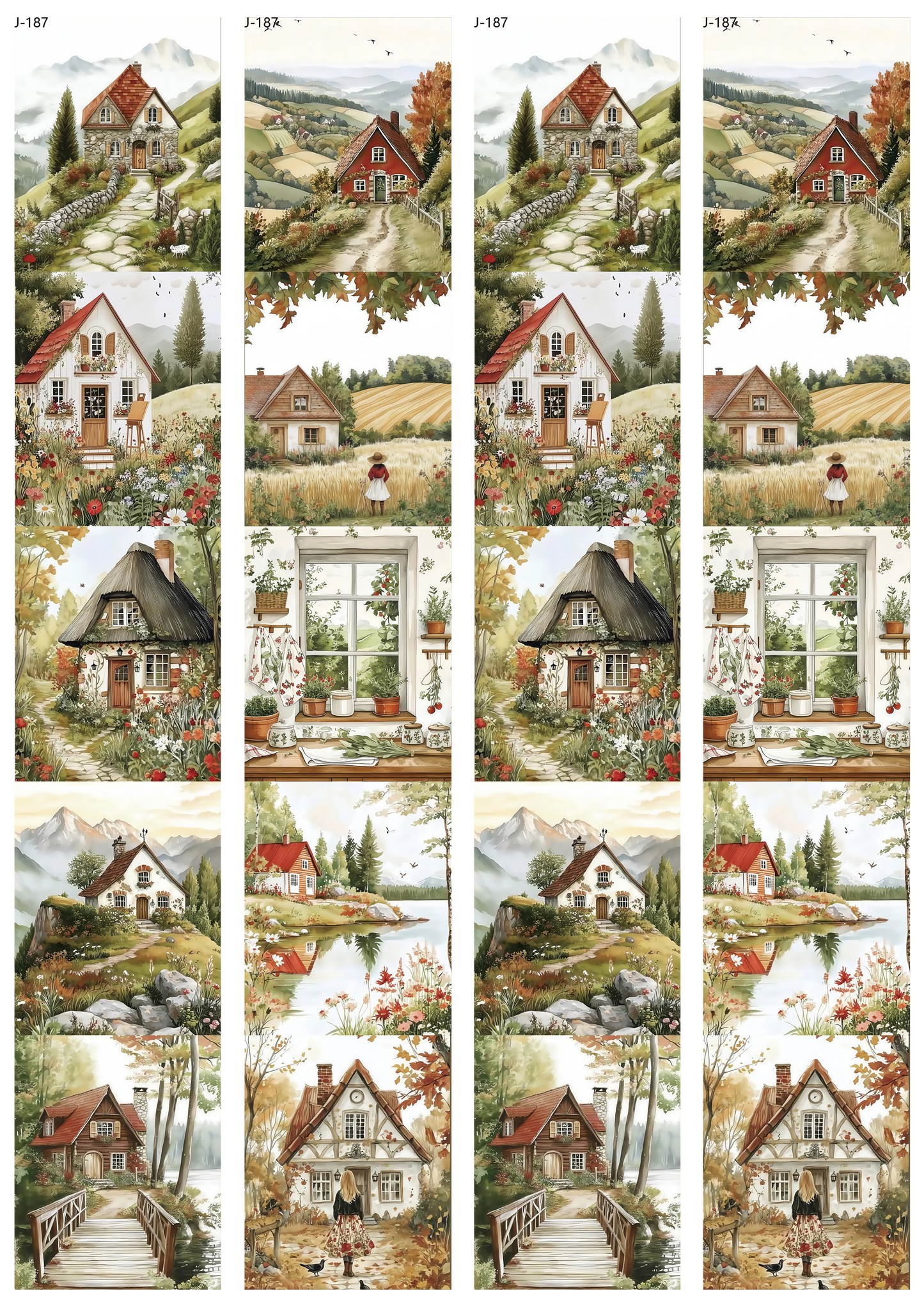 A187 embossed sticker