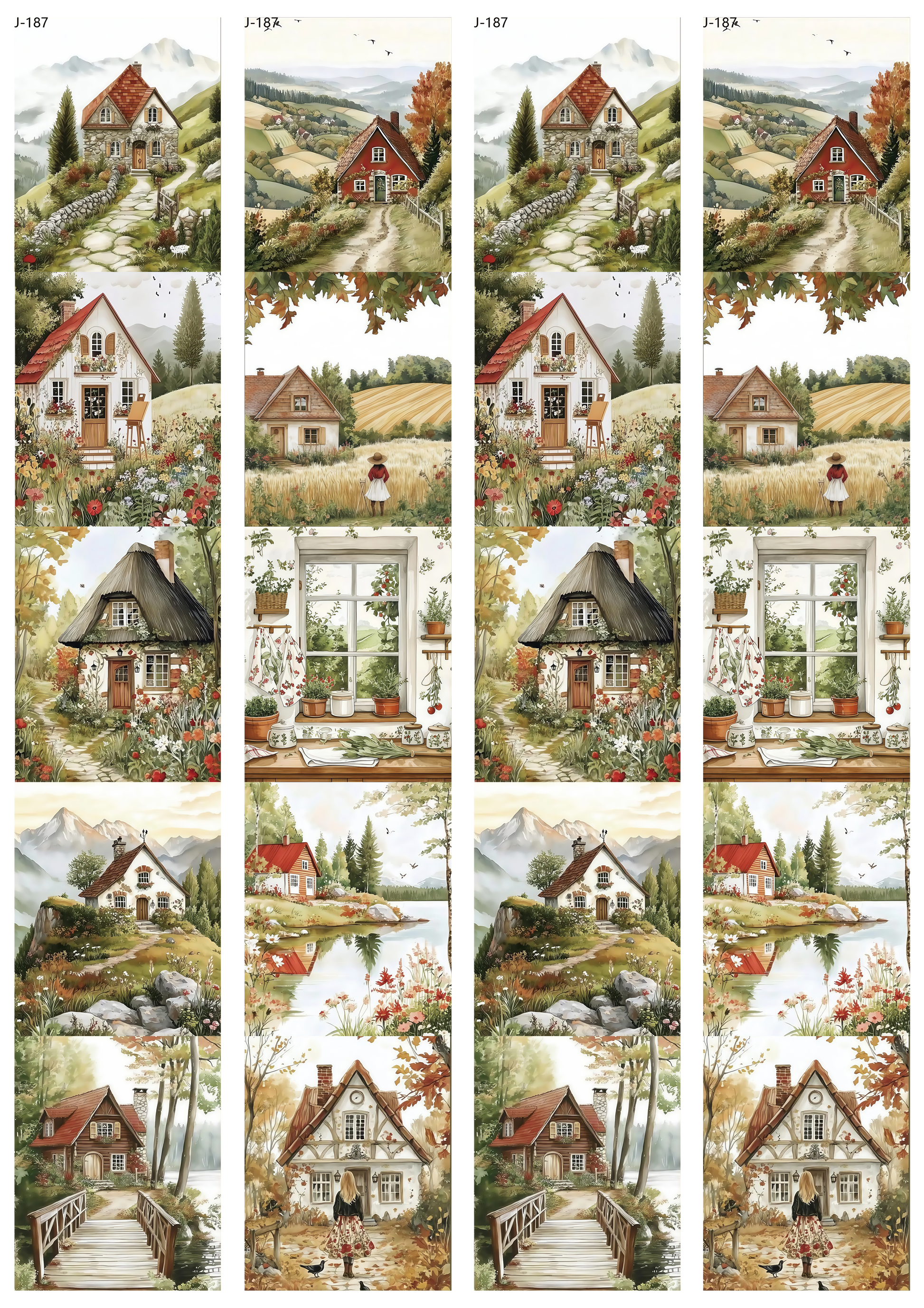 A187 embossed sticker