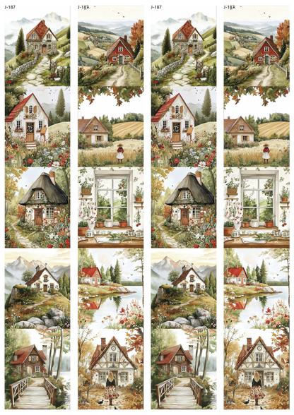 A187 embossed sticker