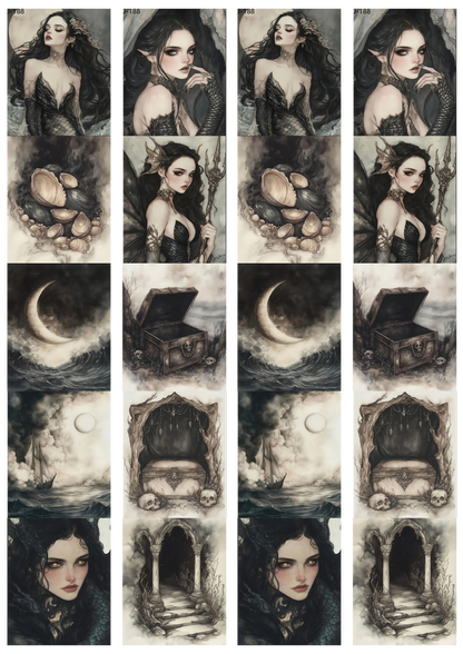 A188 embossed sticker