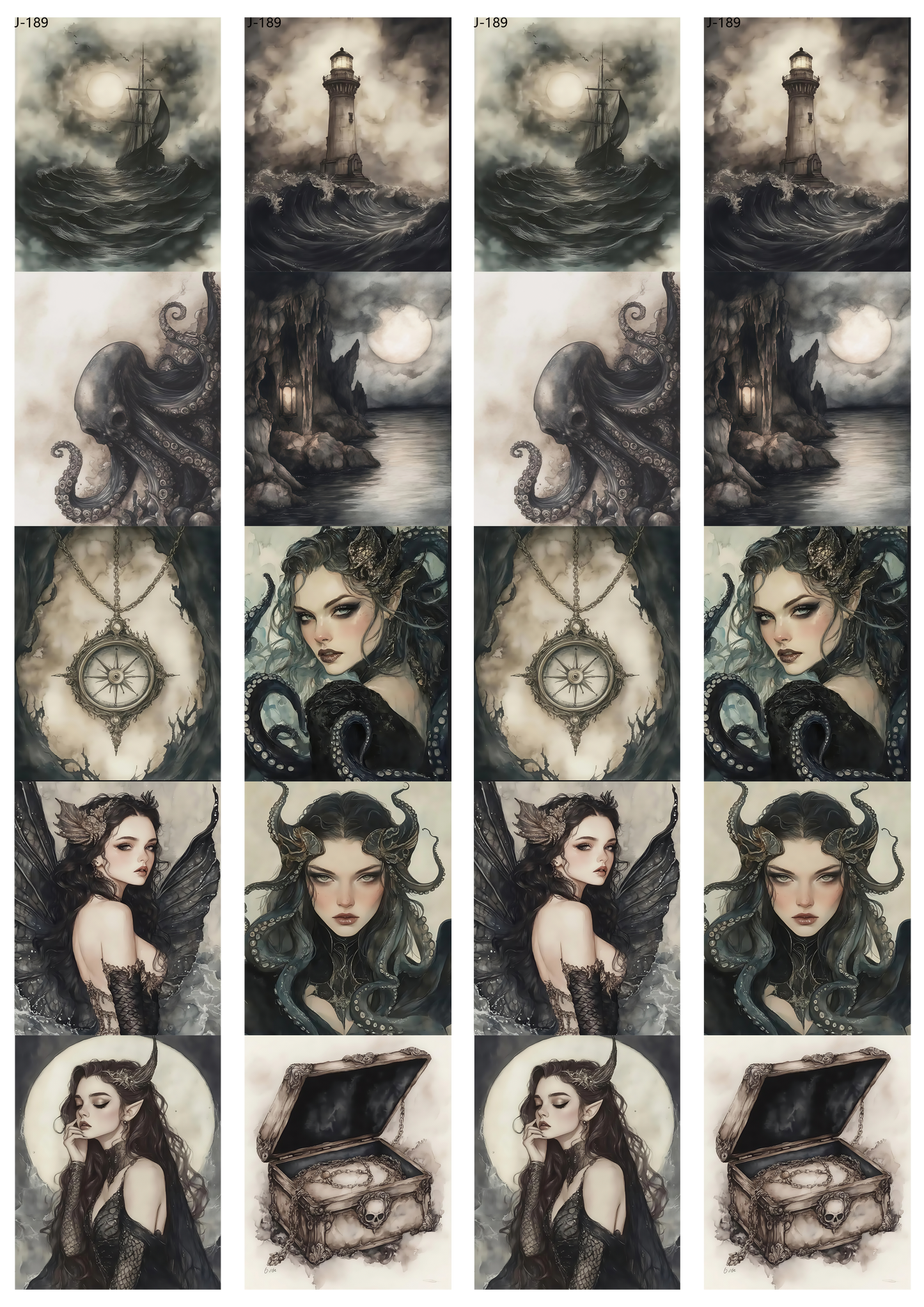 A189 embossed sticker