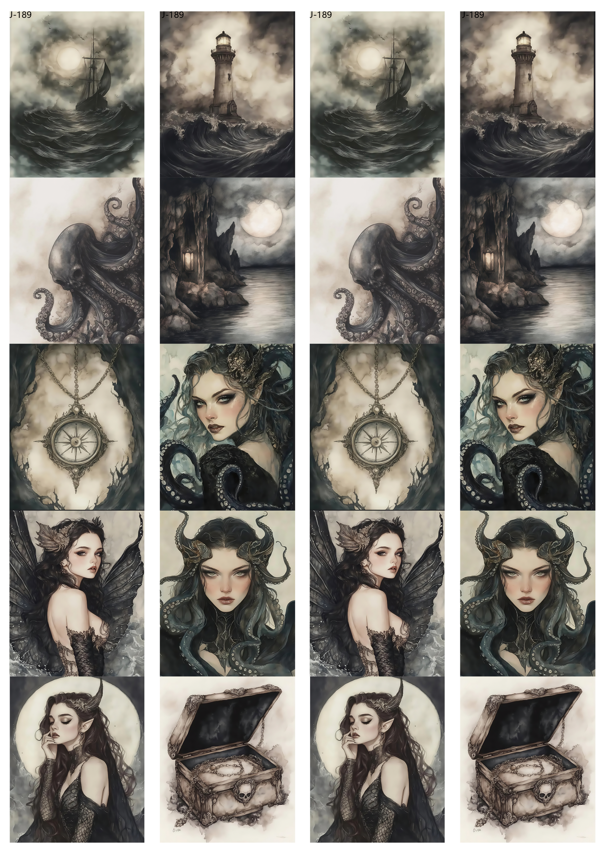 A189 embossed sticker