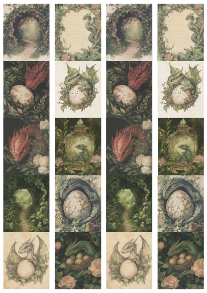 A190 embossed sticker