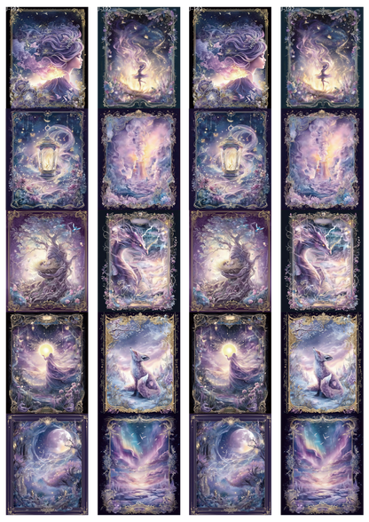 A192 embossed sticker