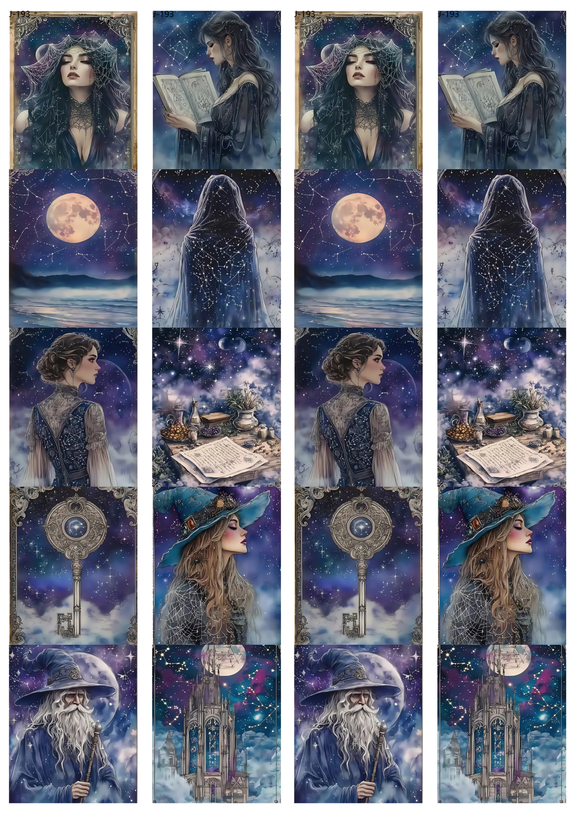 A193 embossed sticker