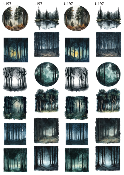 A197 embossed sticker