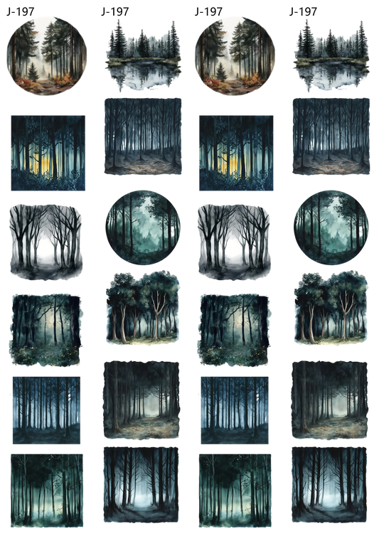 A197 embossed sticker