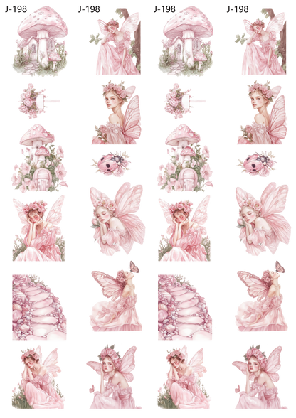 A198 embossed sticker