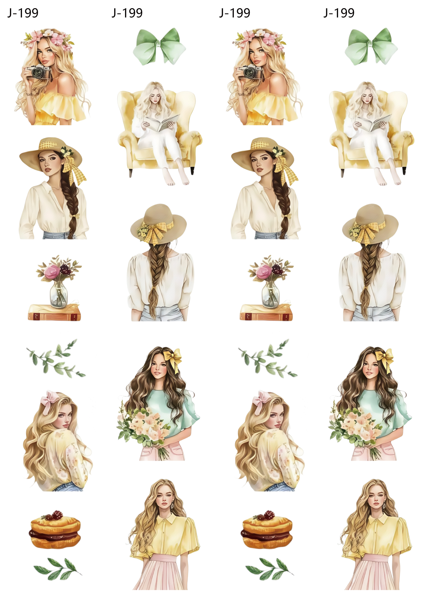 A199 embossed sticker