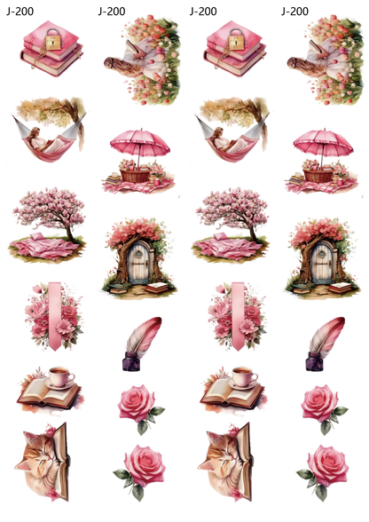 A200 embossed sticker