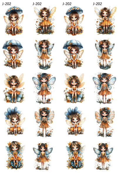 A202 embossed sticker