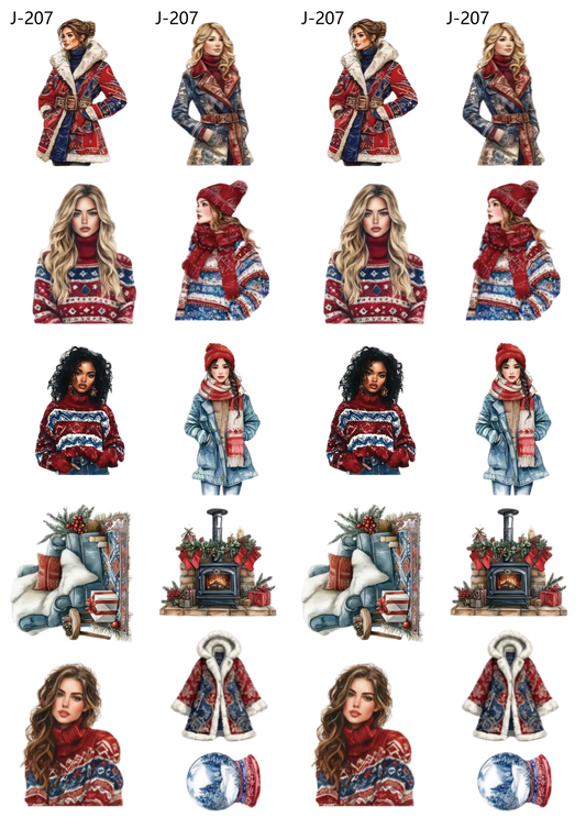 A207 embossed sticker