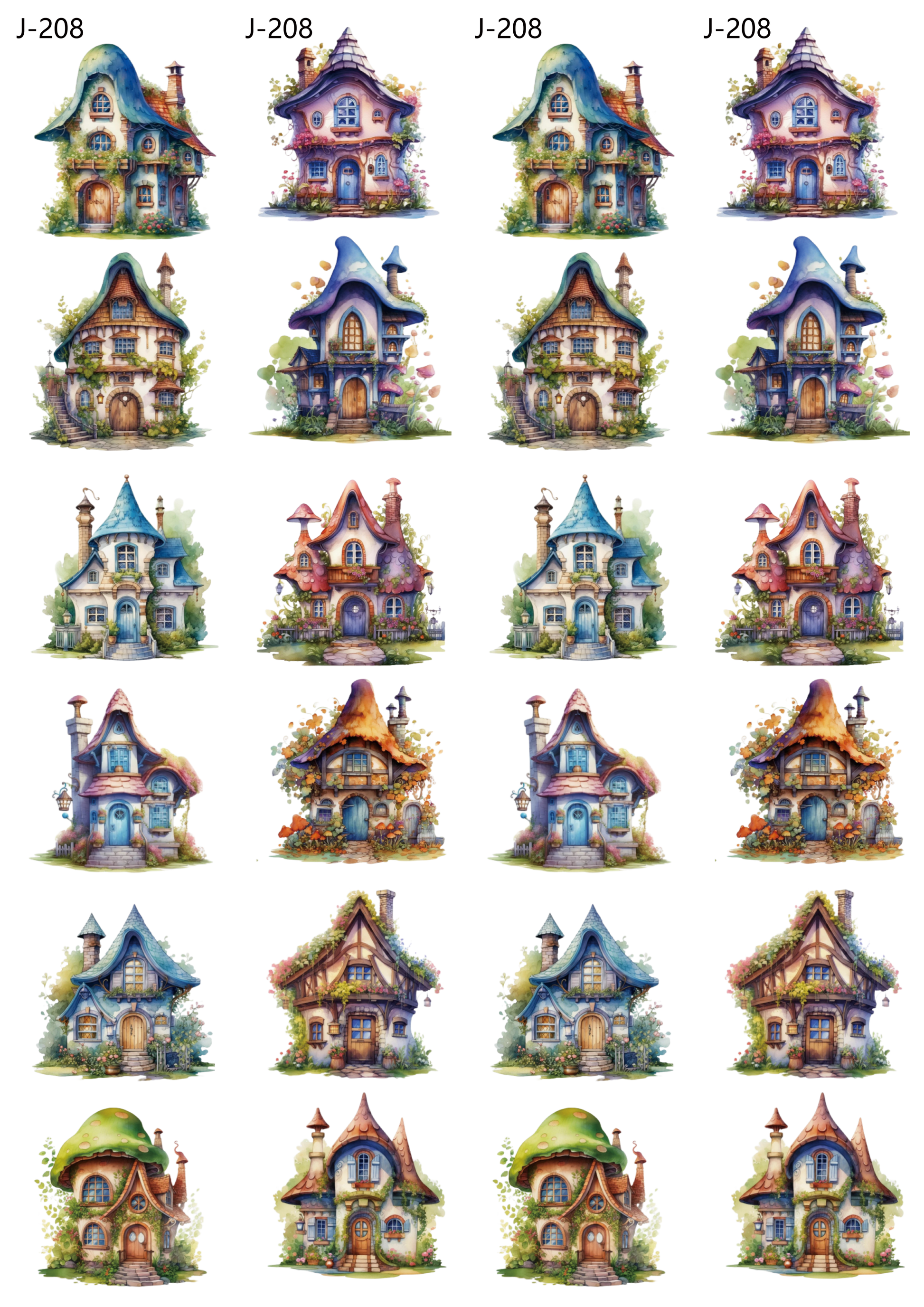 A208 embossed sticker