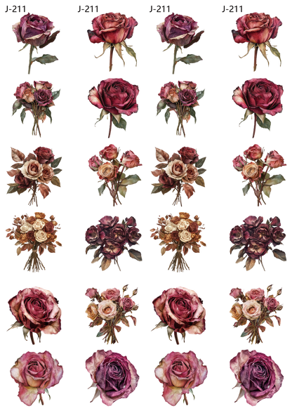 A211 embossed sticker