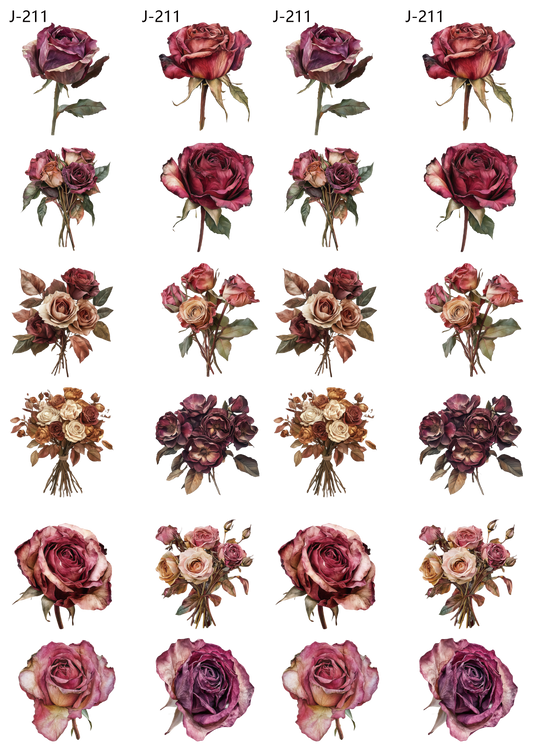 A211 embossed sticker