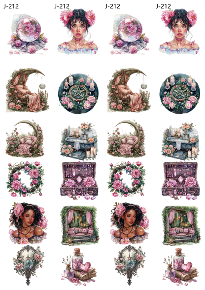 A212 embossed sticker