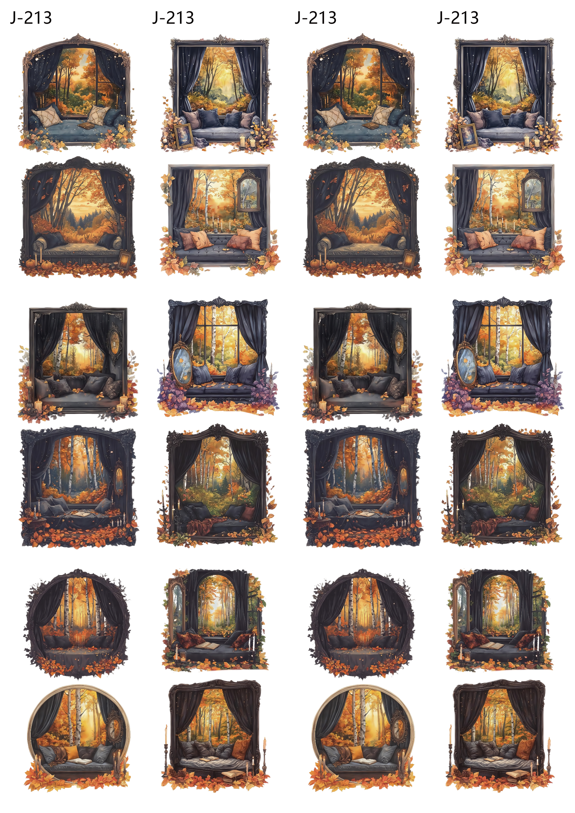 A213 embossed sticker