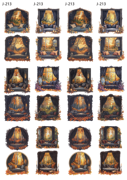 A213 embossed sticker