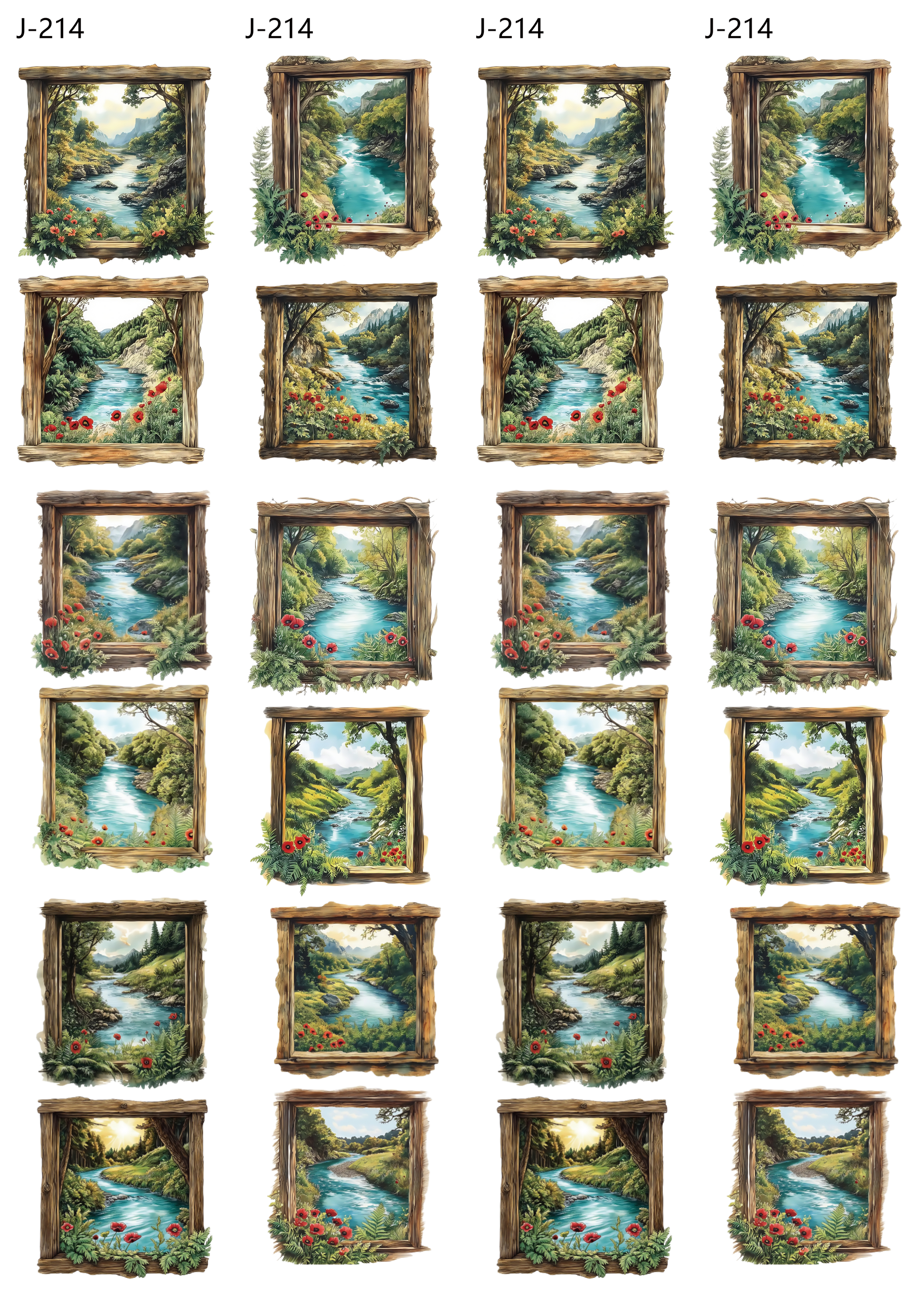 A214 embossed sticker