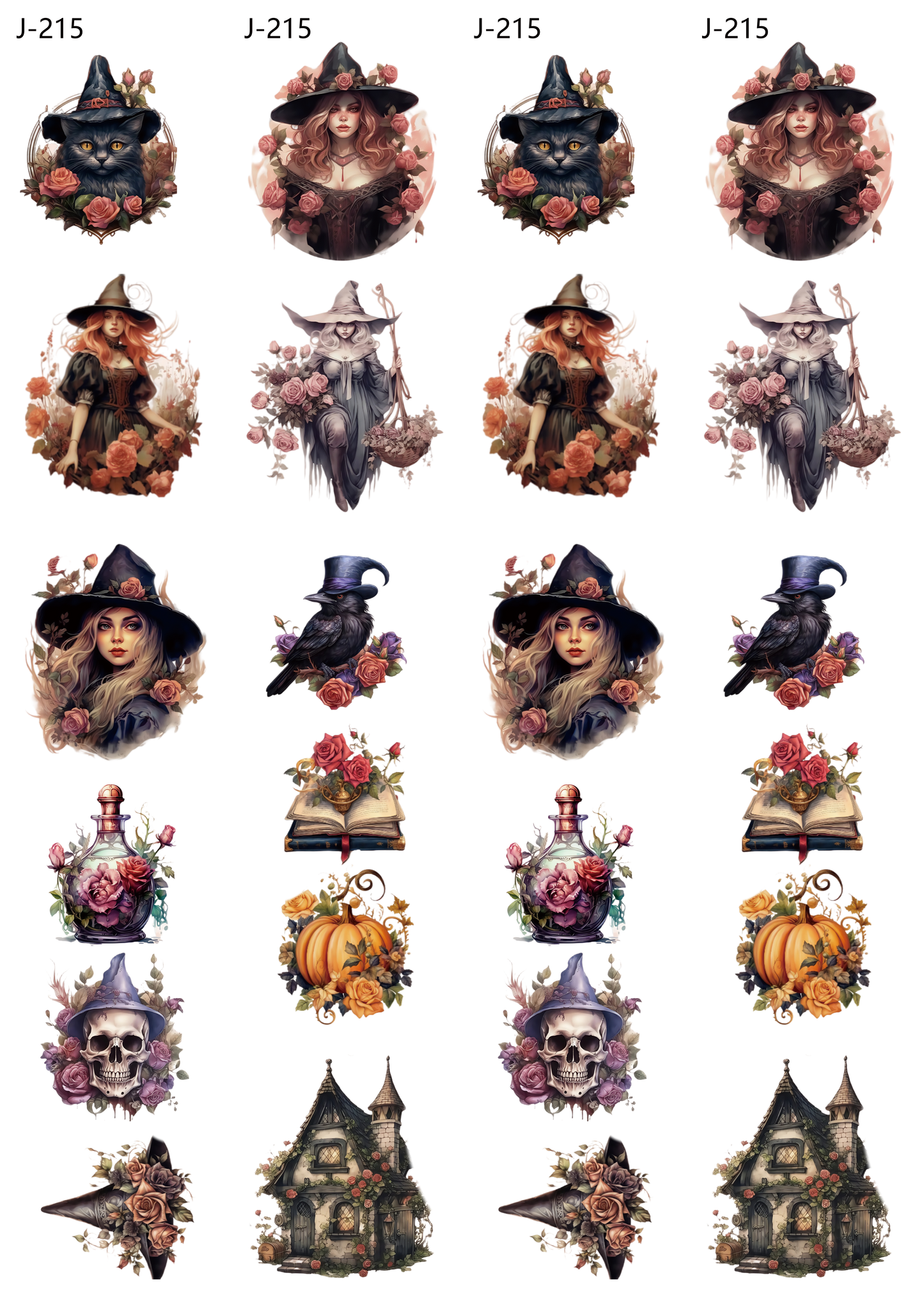 A215 embossed sticker