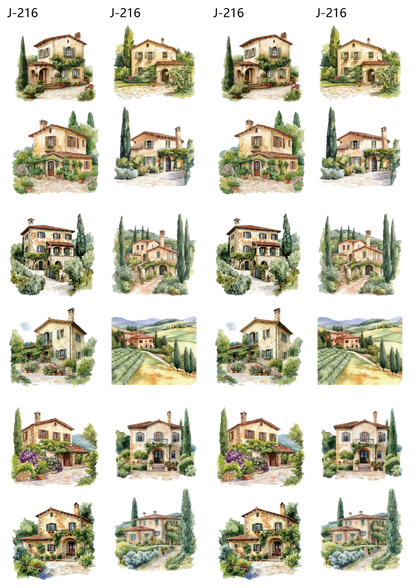 A216 embossed sticker