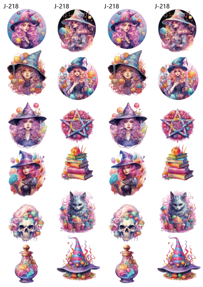 A218 embossed sticker