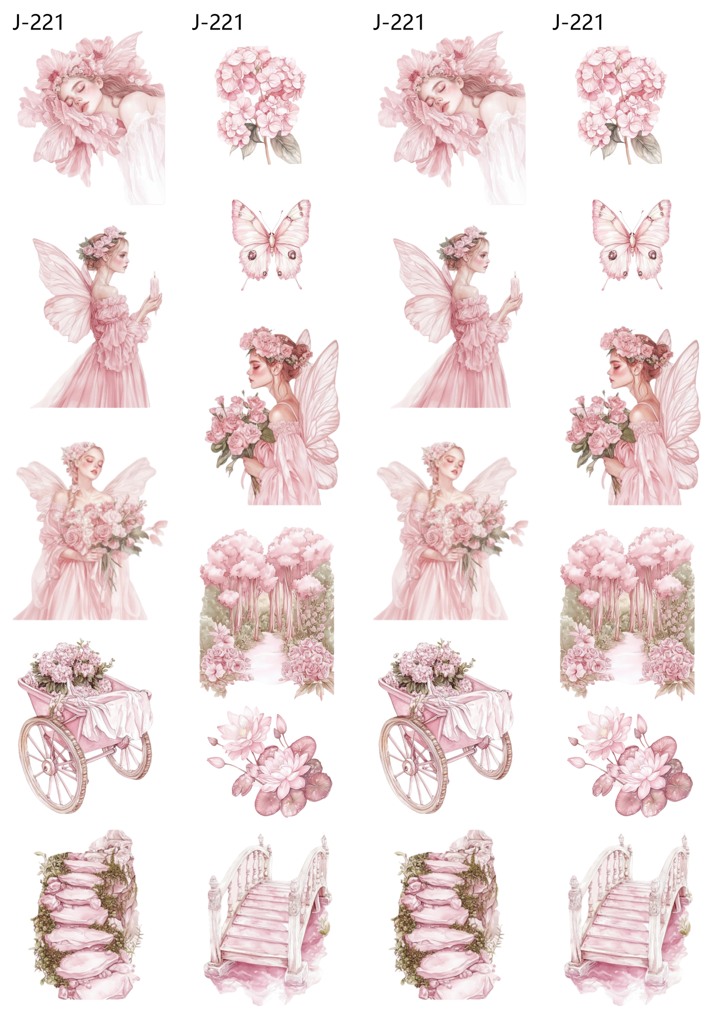 A221 embossed sticker