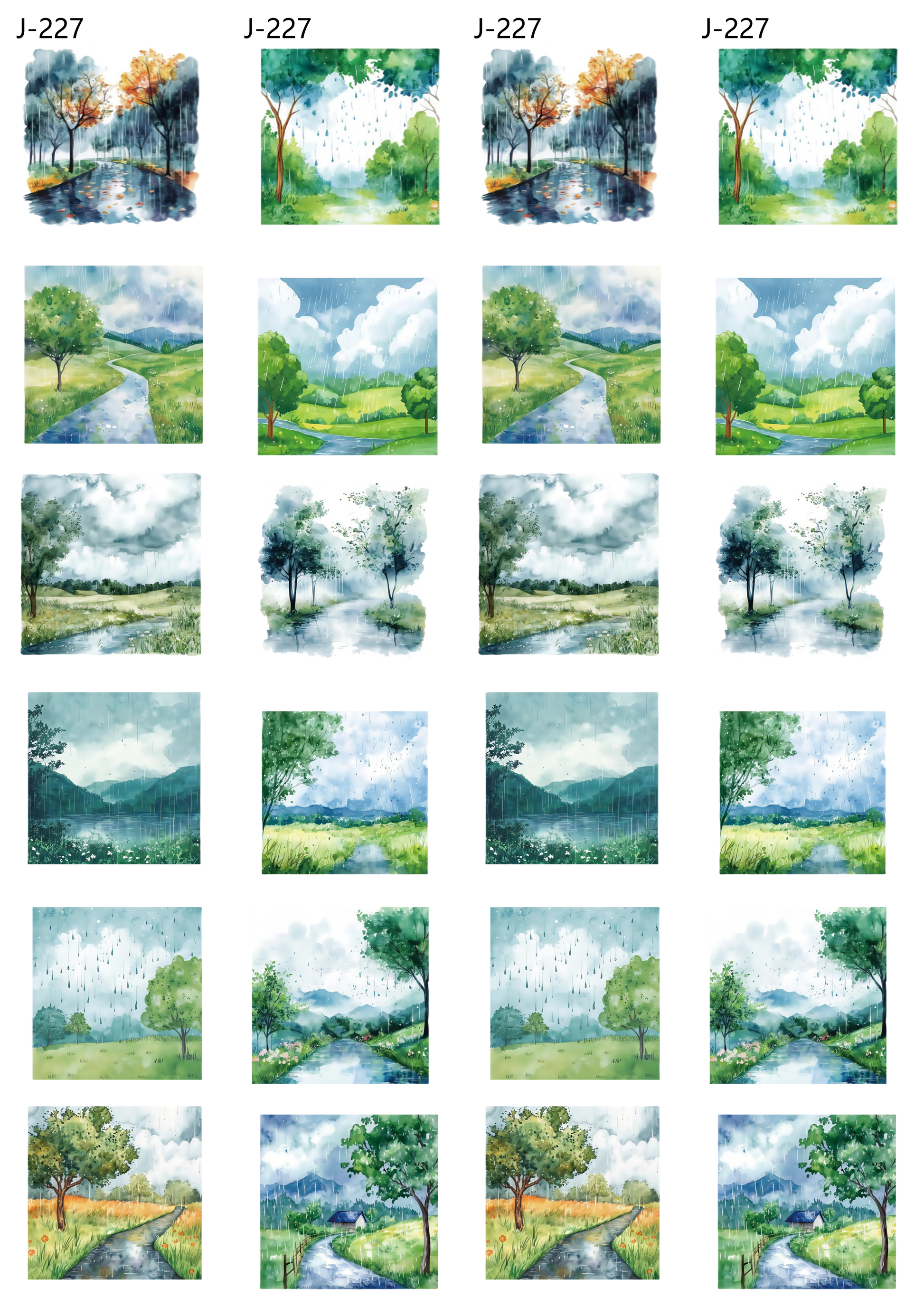 A227 embossed sticker