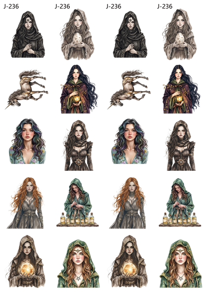 A236 embossed sticker