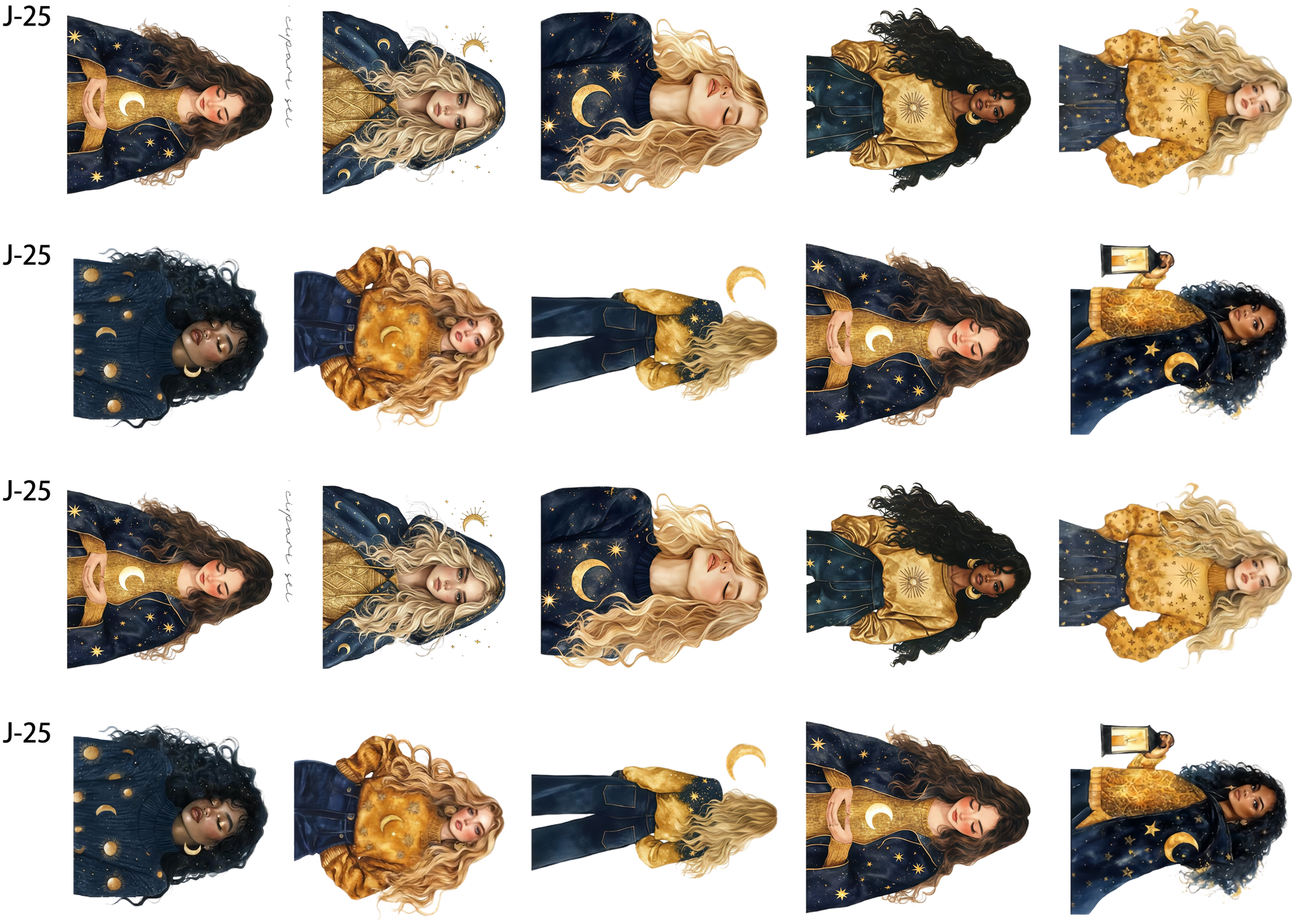 A25 embossed sticker