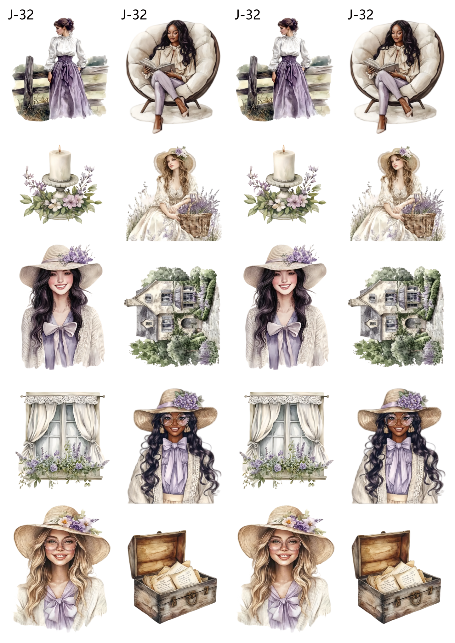 A32 embossed sticker