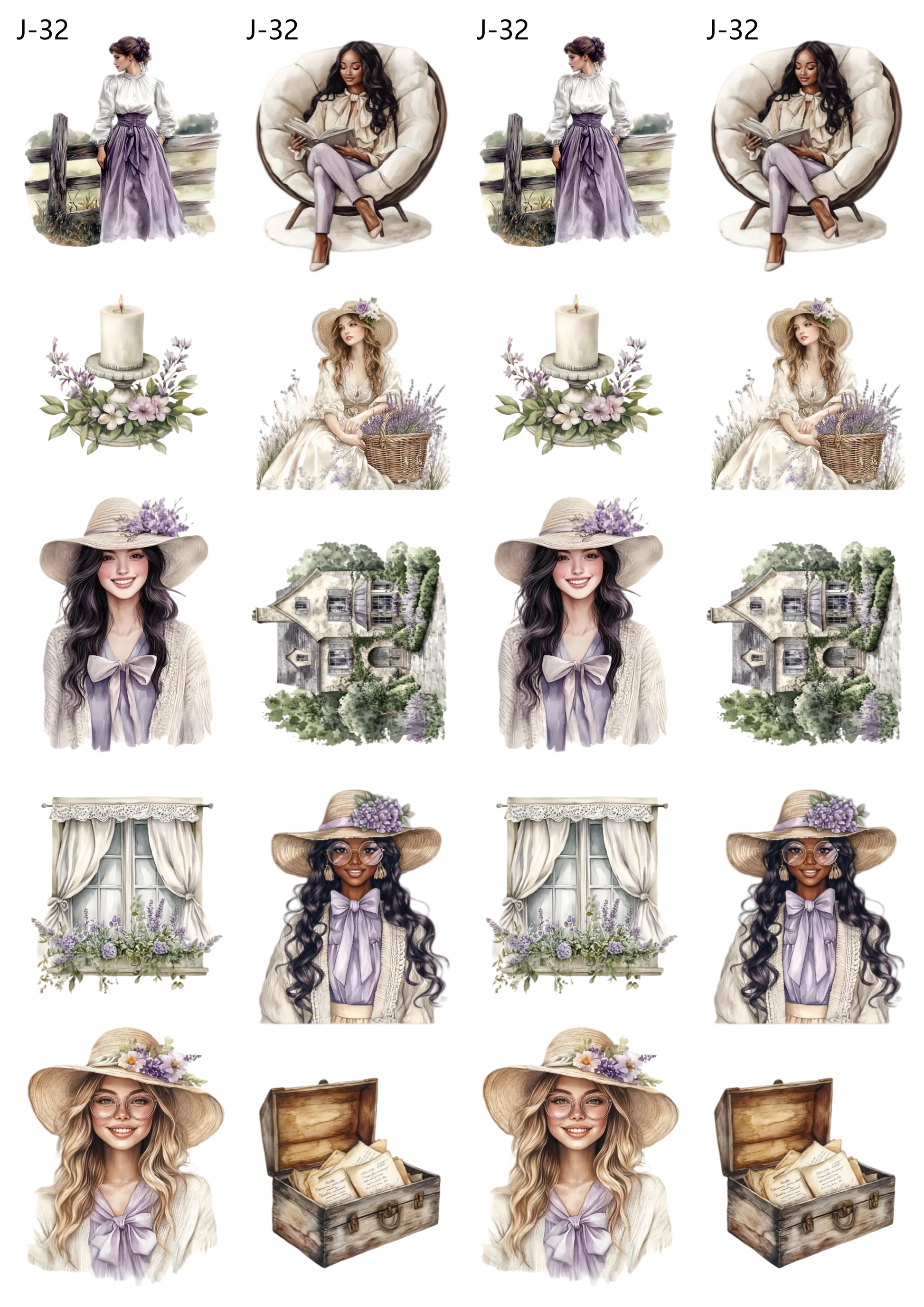 A32 embossed sticker