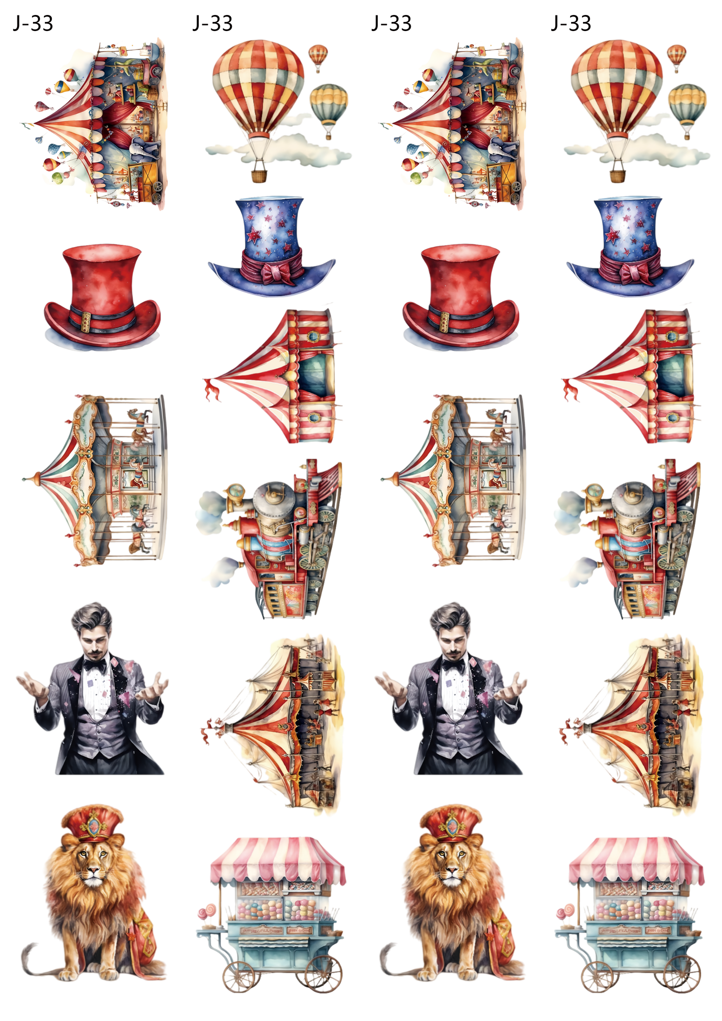 A33 embossed sticker