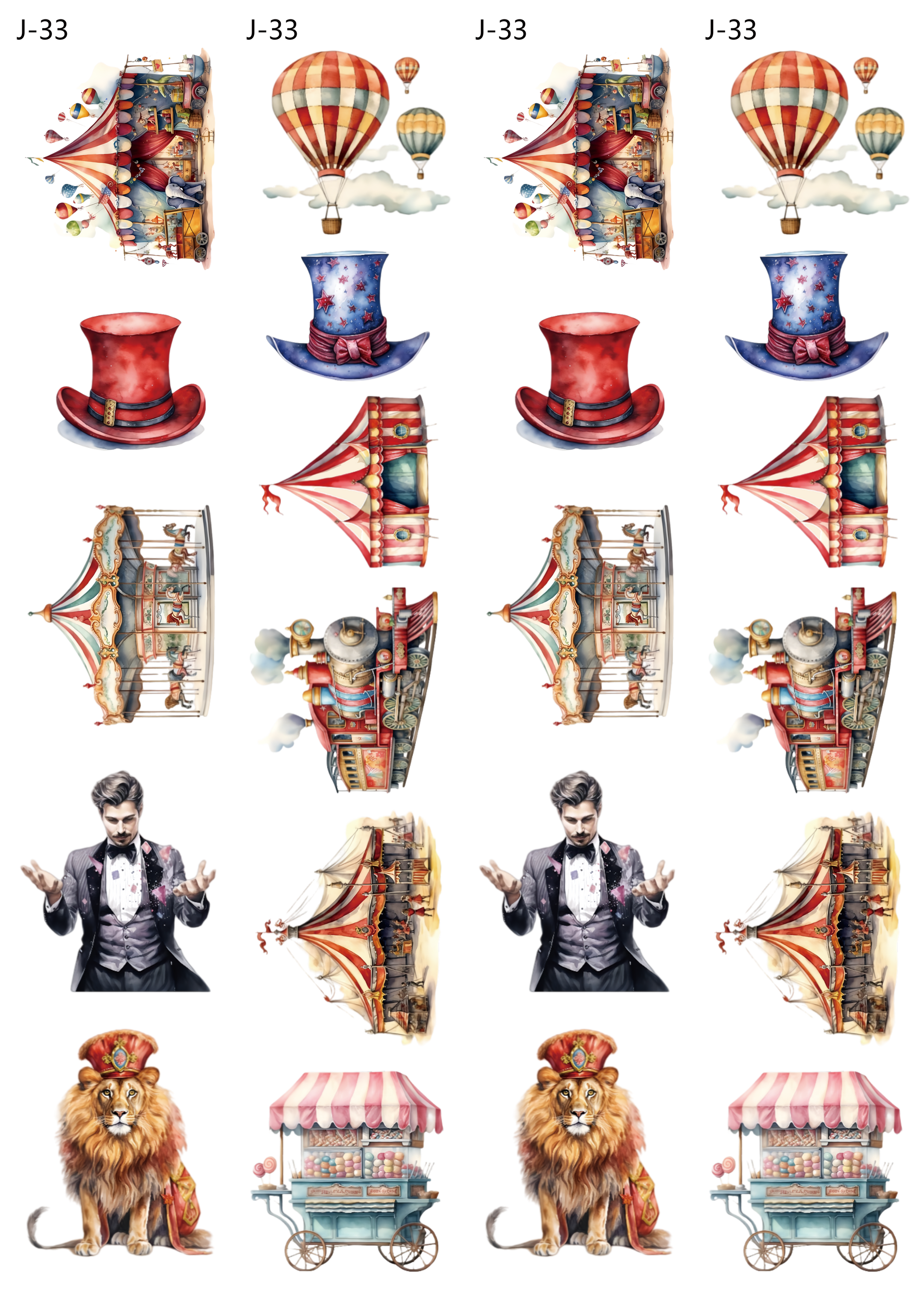 A33 embossed sticker