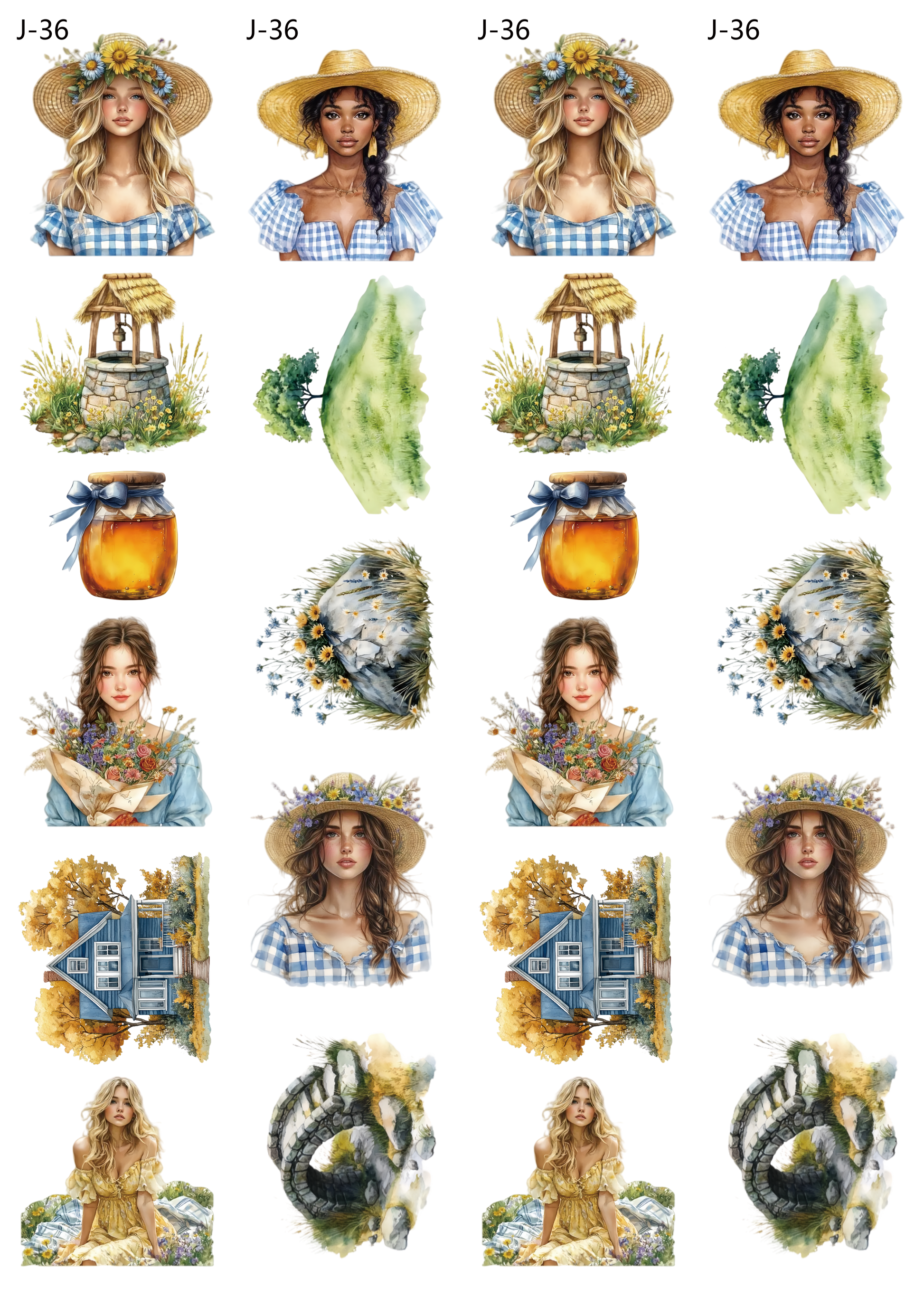 A36 embossed sticker