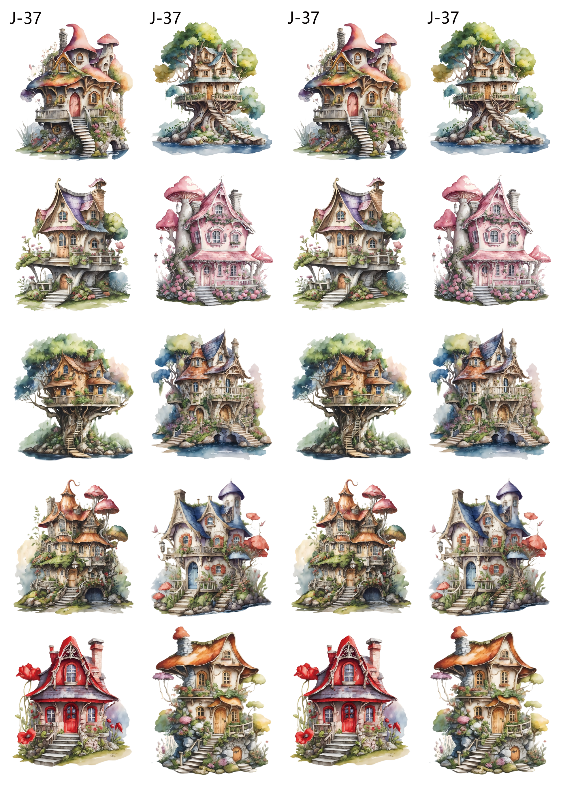 A37 embossed sticker