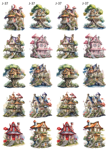 A37 embossed sticker