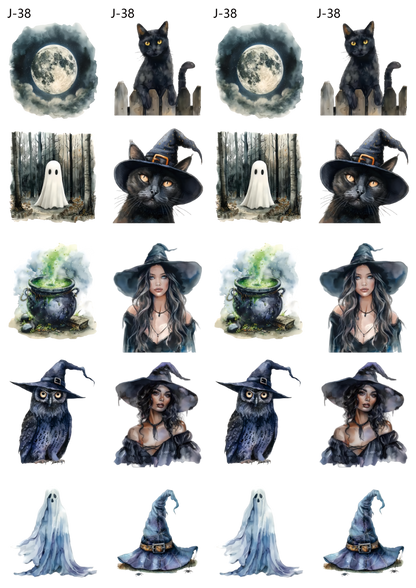 A38 embossed sticker