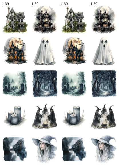 A39 embossed sticker