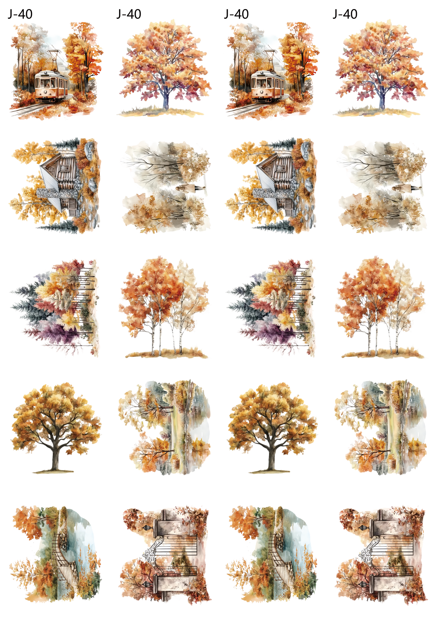 A40 embossed sticker