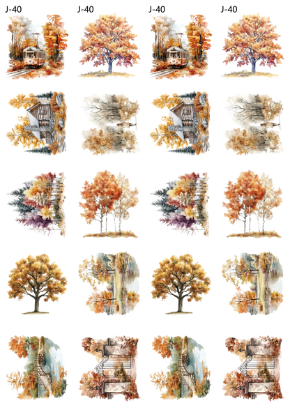 A40 embossed sticker