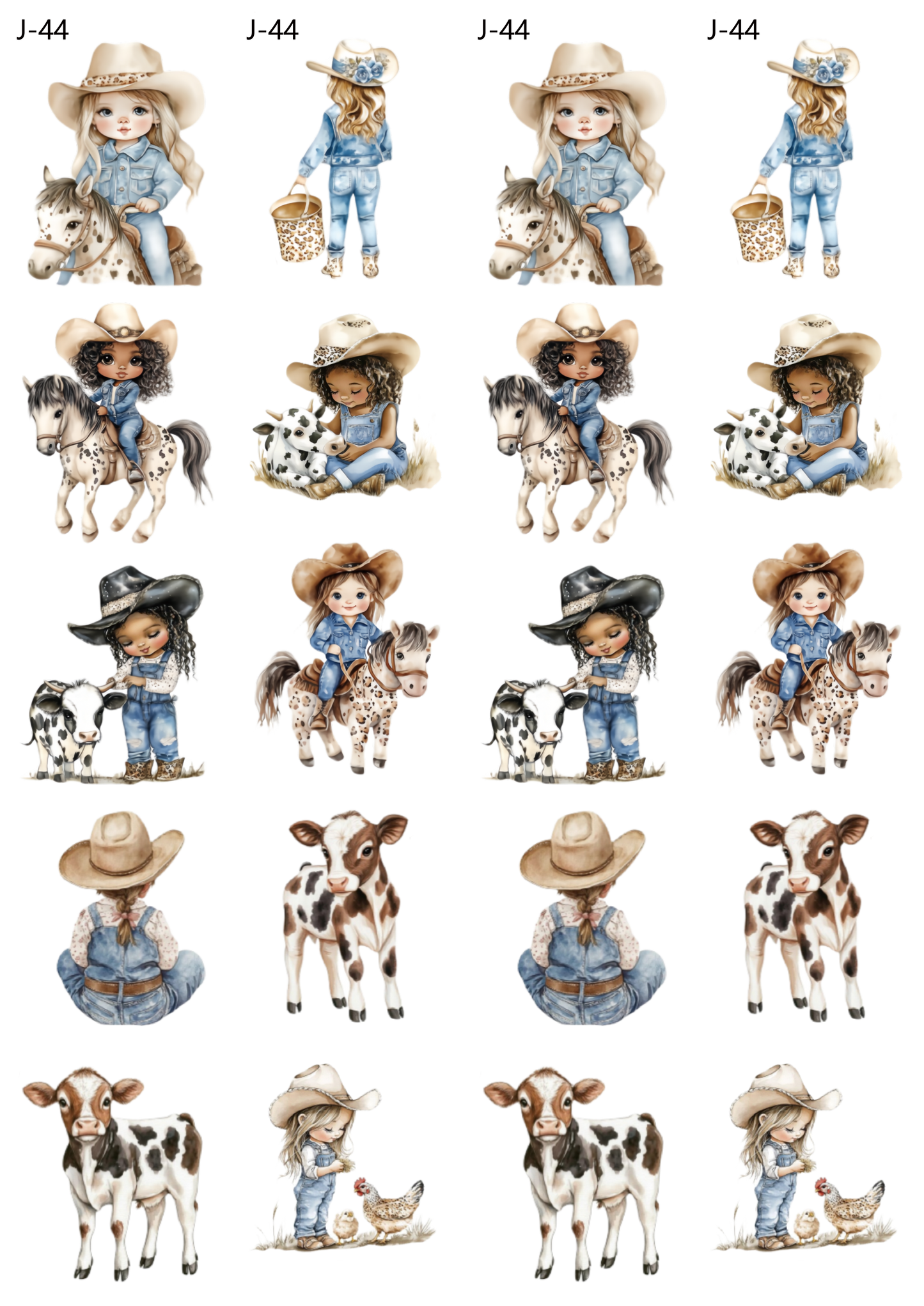 A44 embossed sticker