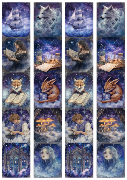 A45 embossed sticker