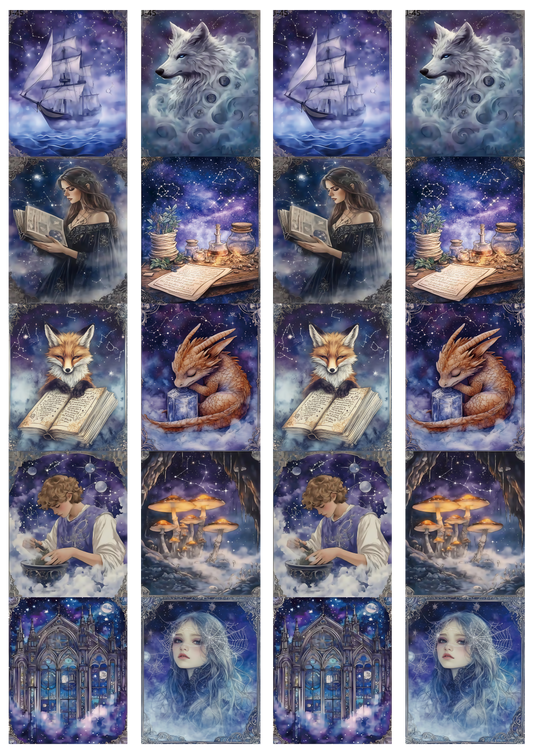 A45 embossed sticker