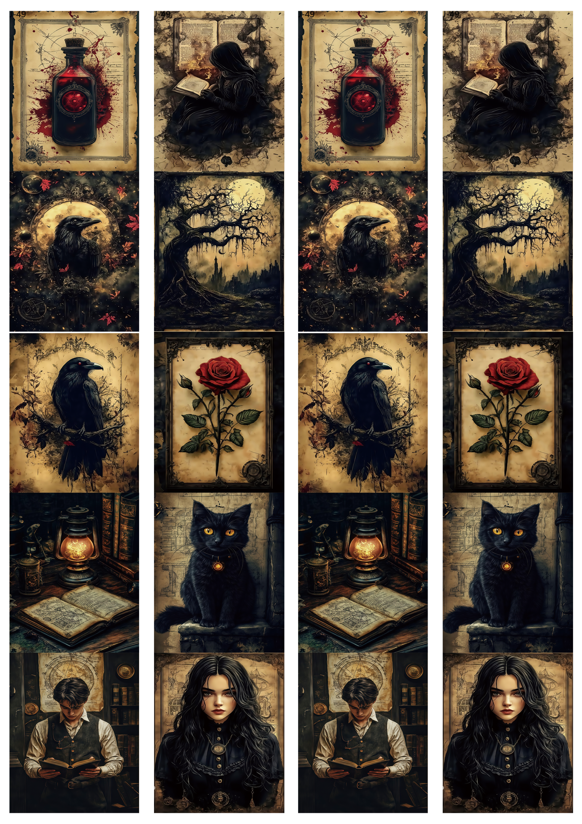 A49 embossed sticker