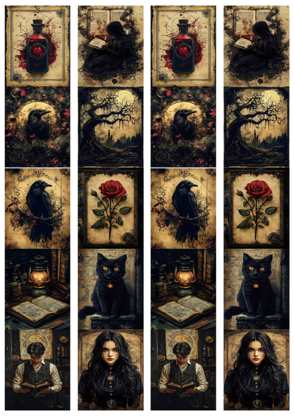 A49 embossed sticker