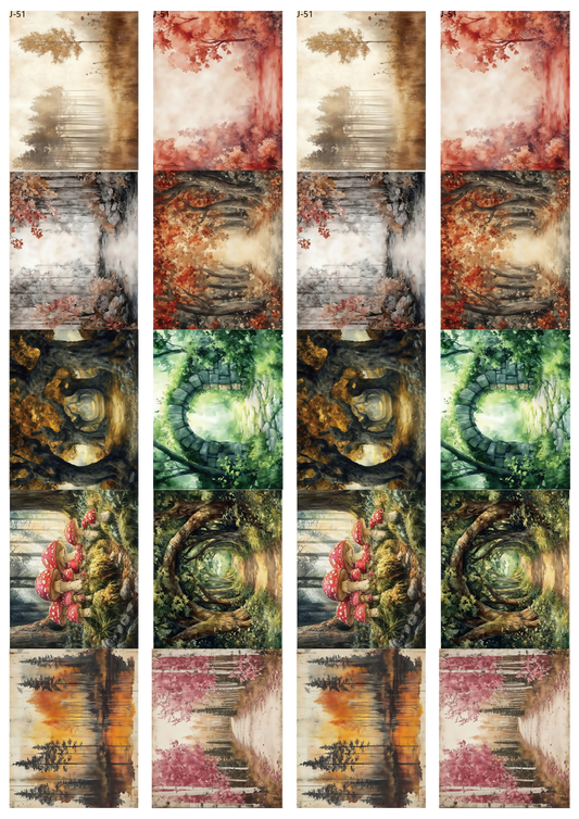 A51 embossed sticker