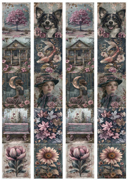 A52 embossed sticker