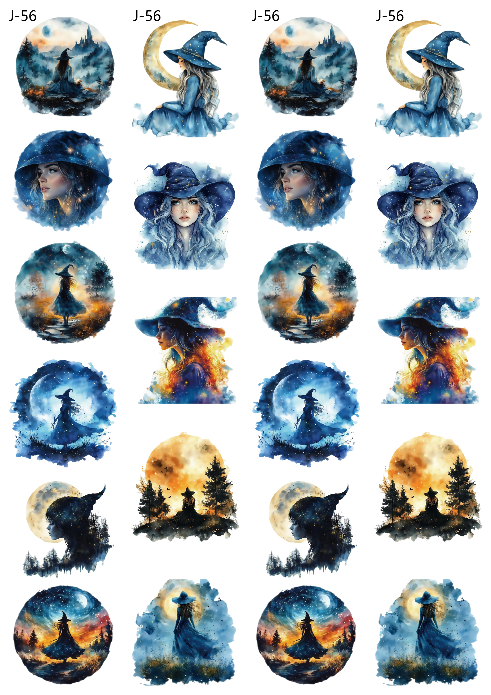 A56 embossed sticker