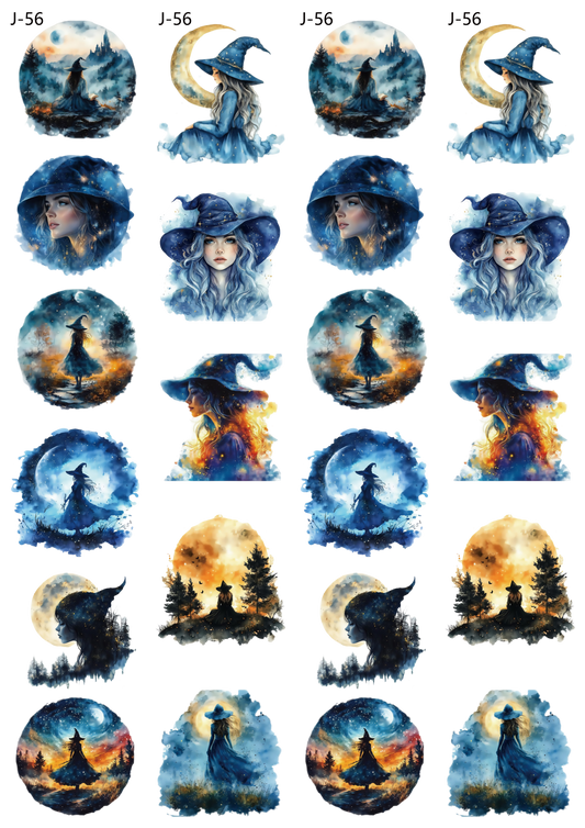 A56 embossed sticker